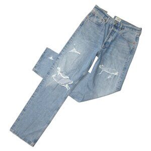 NWT Citizens of Humanity Eva in Chamberlain Destroyed High Rise Baggy Jeans 27